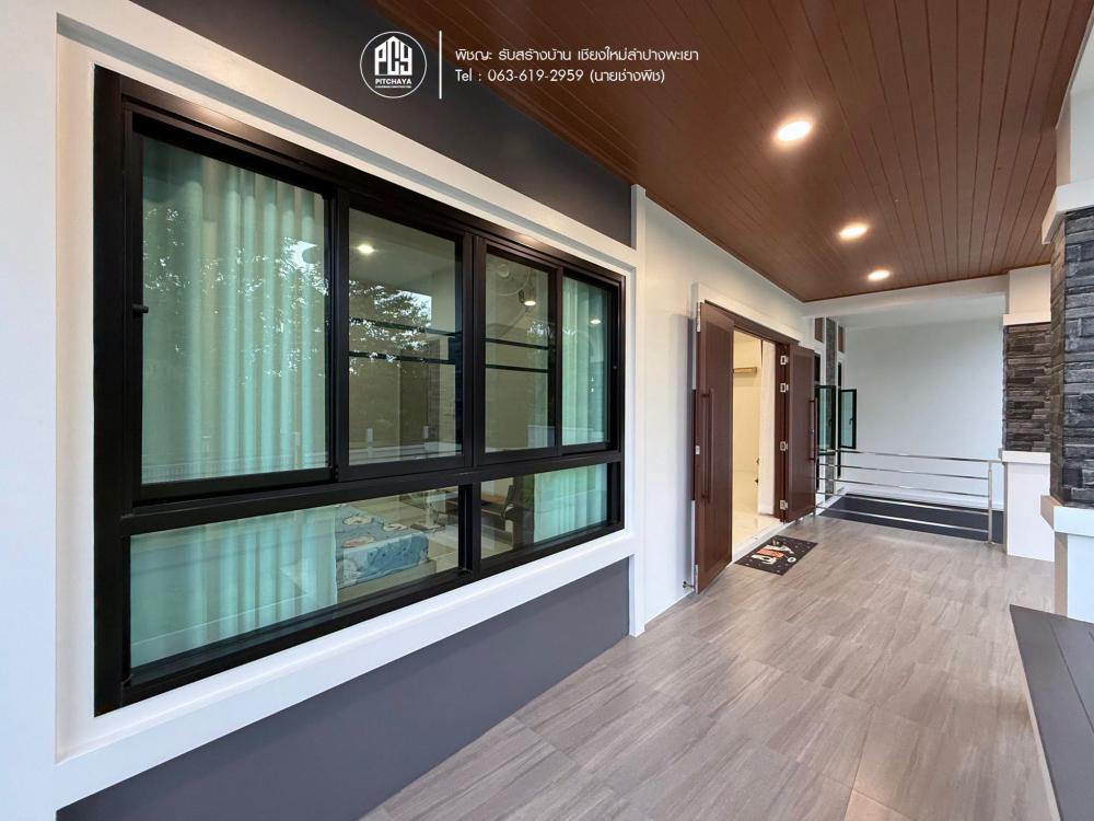 แบบบ้านชั้นเดียว สไตล์คอนเทมโพรารี่ 4 ห้องนอน 2 ห้องน้ำ รูปที่ 6