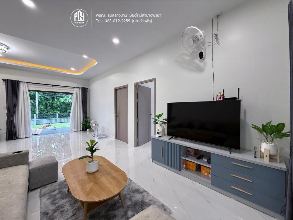 แบบบ้านชั้นเดียว สไตล์คอนเทมโพรารี่ 4 ห้องนอน 2 ห้องน้ำ รูปที่ 7
