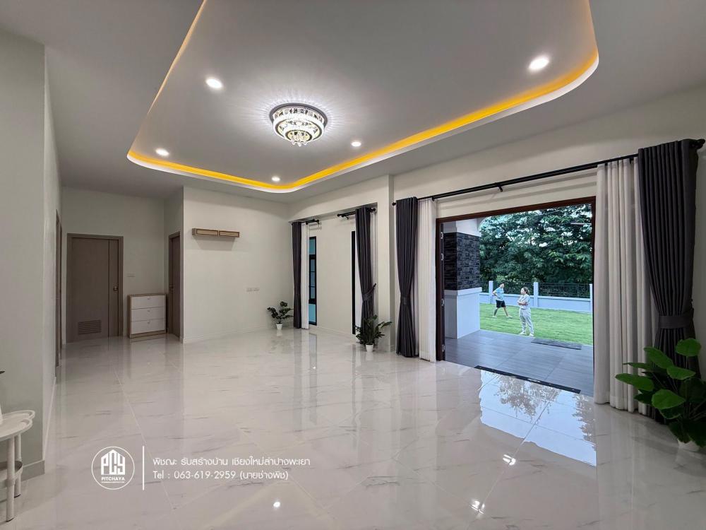 แบบบ้านชั้นเดียว สไตล์คอนเทมโพรารี่ 4 ห้องนอน 2 ห้องน้ำ รูปที่ 9