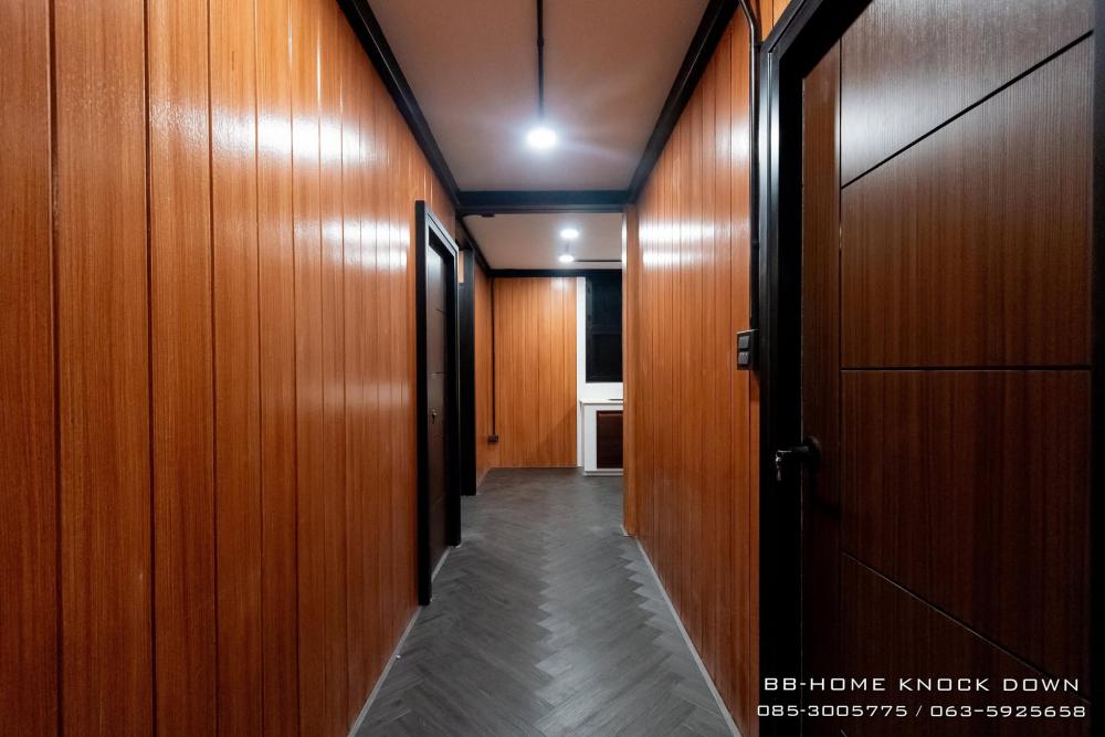 บ้านพักตากอากาศน็อคดาวน์โครงเหล็ก​ ยกใต้ถุนสูง รูปที่ 12