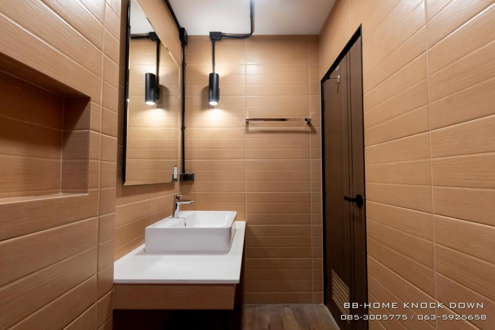 บ้านพักตากอากาศน็อคดาวน์โครงเหล็ก​ ยกใต้ถุนสูง รูปที่ 18