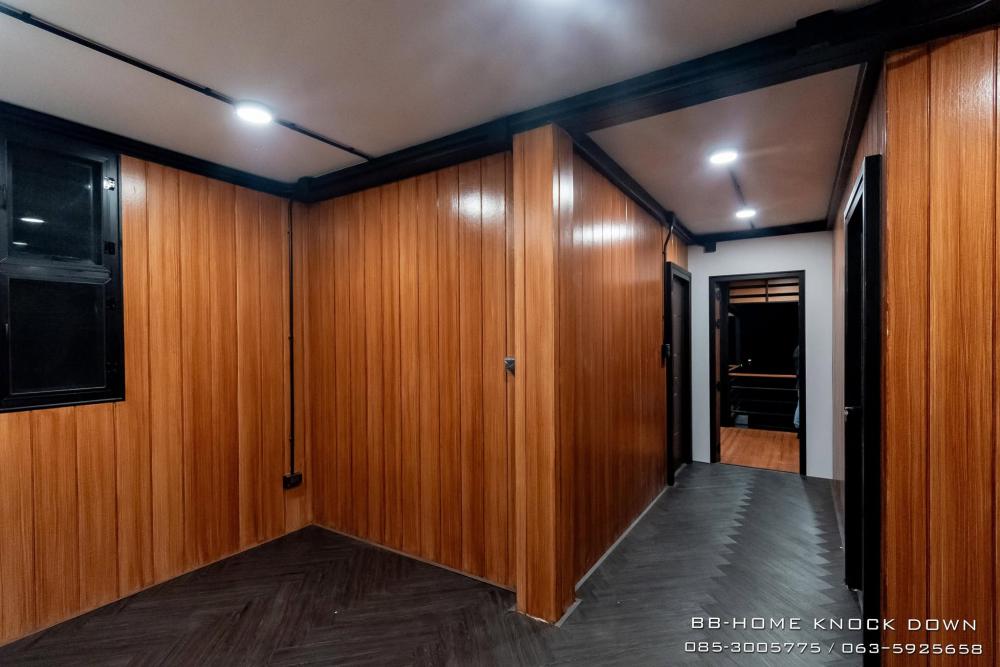 บ้านพักตากอากาศน็อคดาวน์โครงเหล็ก​ ยกใต้ถุนสูง รูปที่ 19