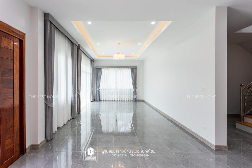 แบบบ้านชั้นครึ่ง 4 ห้องนอน 3 ห้องน้ำ  1 ห้องทำงาน รูปที่ 11