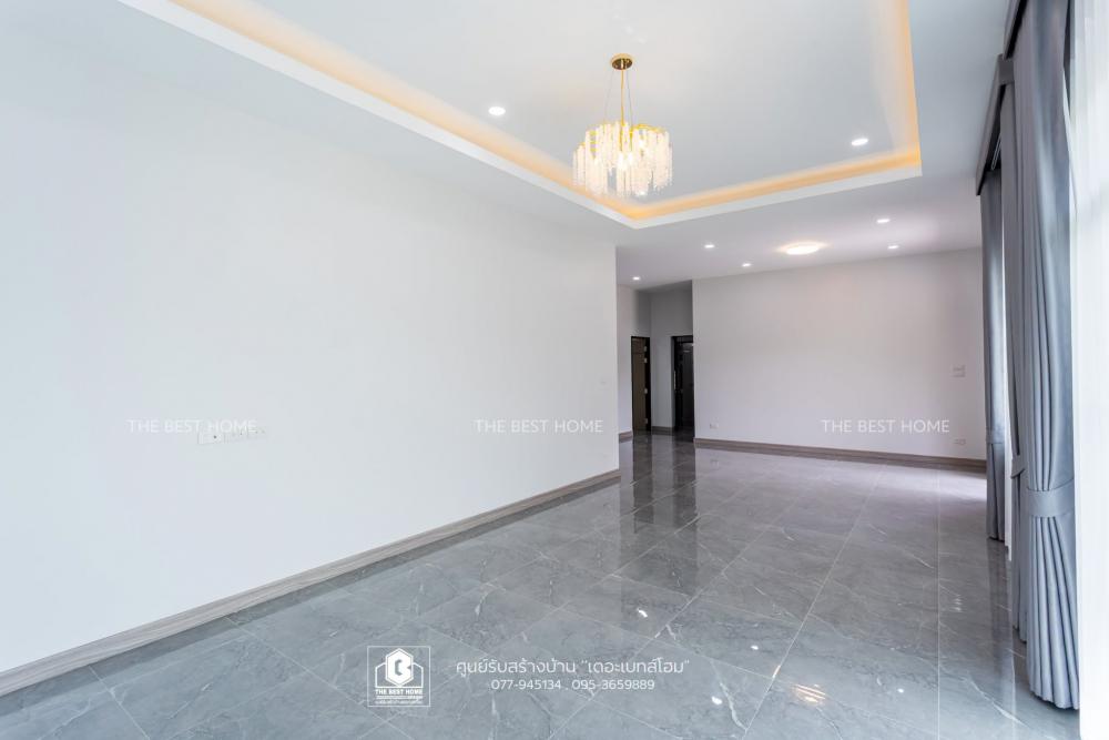 แบบบ้านชั้นครึ่ง 4 ห้องนอน 3 ห้องน้ำ  1 ห้องทำงาน รูปที่ 12