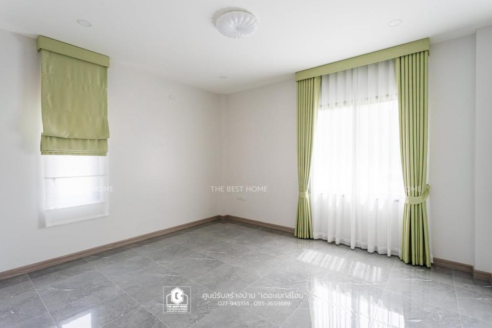 แบบบ้านชั้นครึ่ง 4 ห้องนอน 3 ห้องน้ำ  1 ห้องทำงาน รูปที่ 17