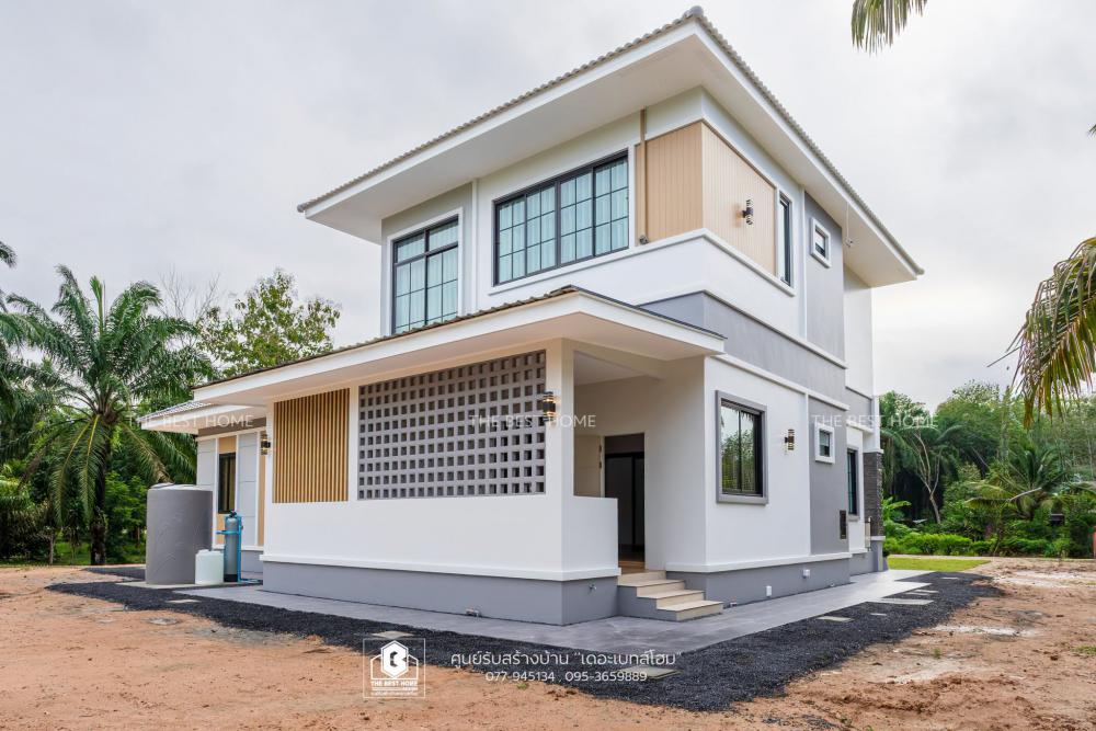 แบบบ้านชั้นครึ่ง 4 ห้องนอน 3 ห้องน้ำ  1 ห้องทำงาน รูปที่ 7