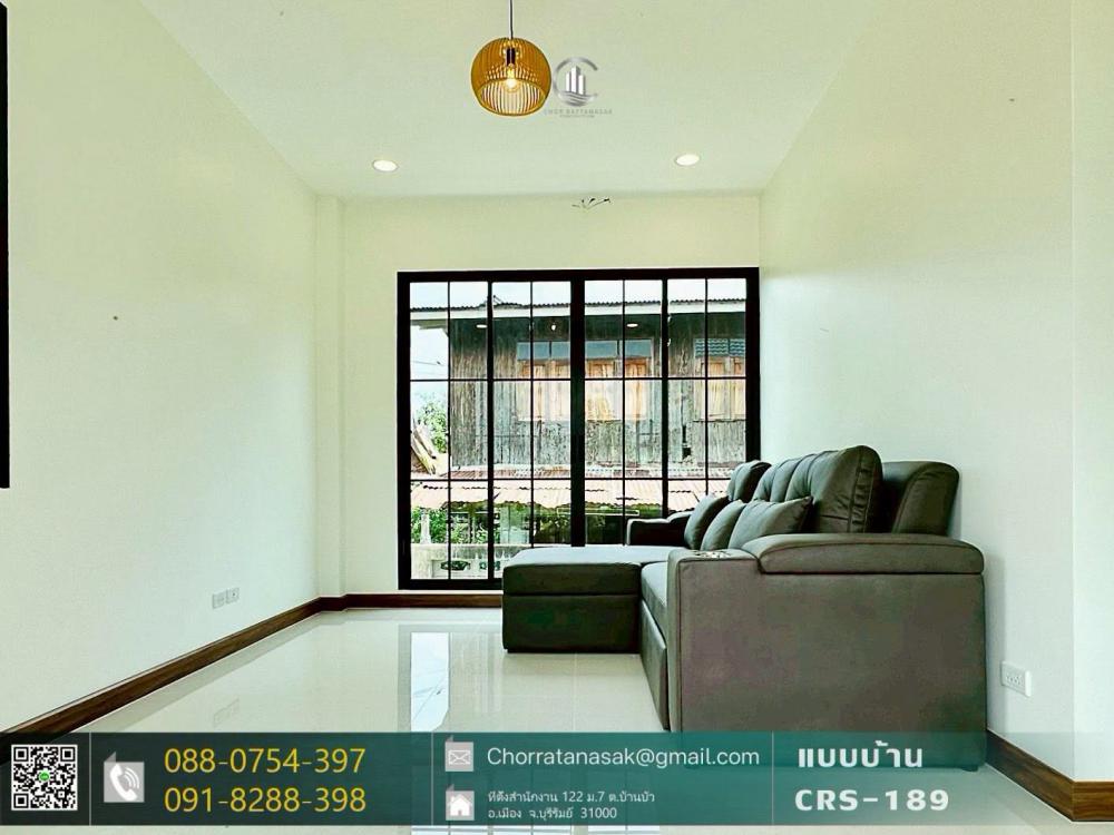 บ้านสไตล์คอนเทมโพรารี่มินิมอล ขนาด 3 ห้องนอน 1 ห้องน้ำ รูปที่ 6